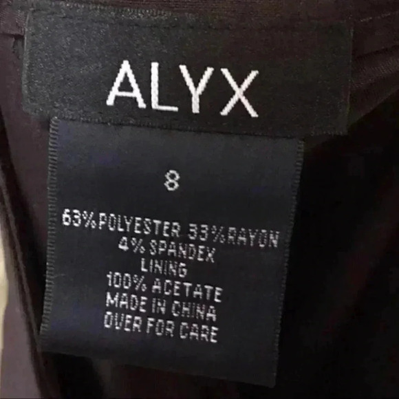 Alyx Womens Brown Pencil Skirt With Pockets Sz 8 - Picture 9 of 9